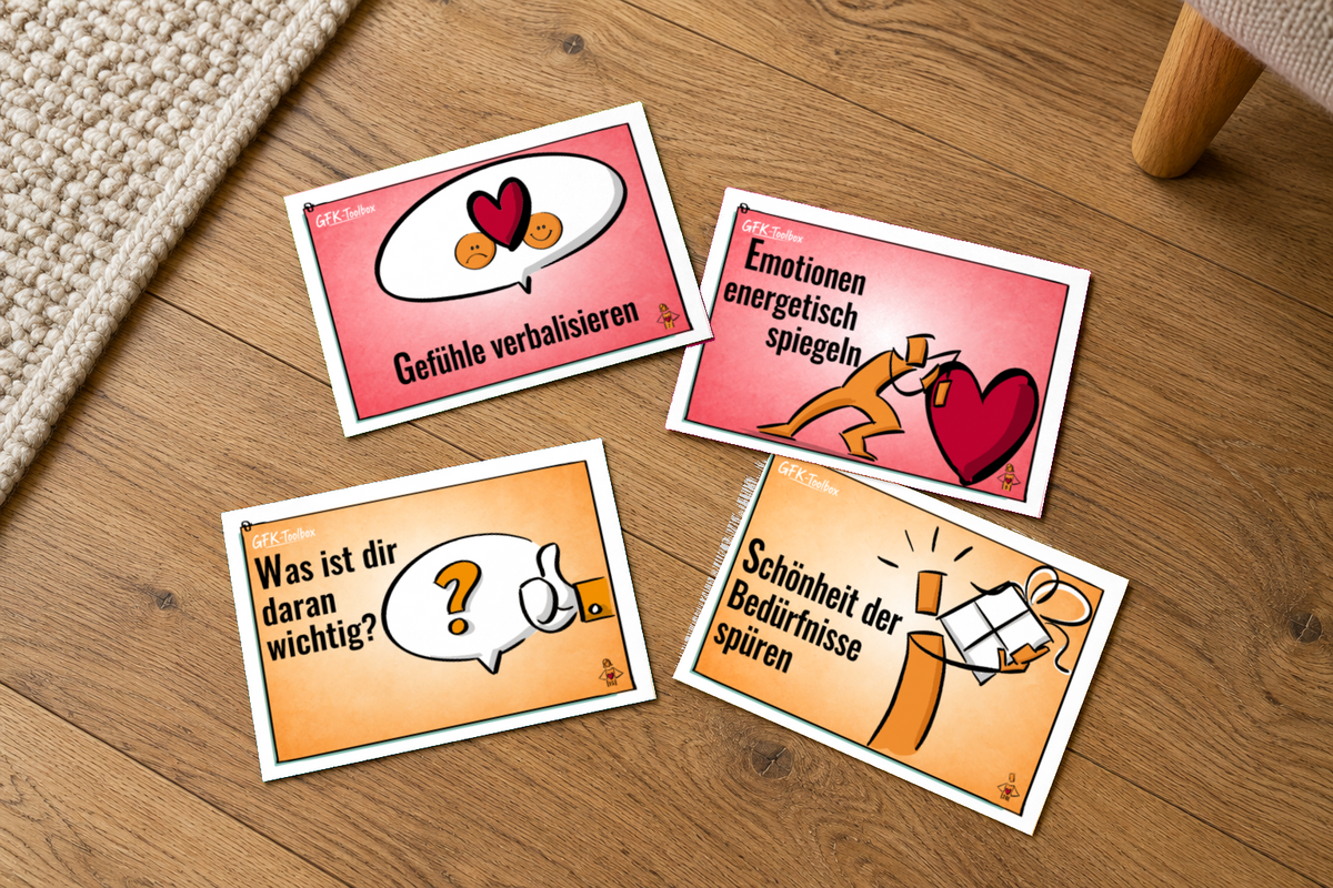 Coachingkarten als Ergänzung zu den GFK-Bodenankern (A6)