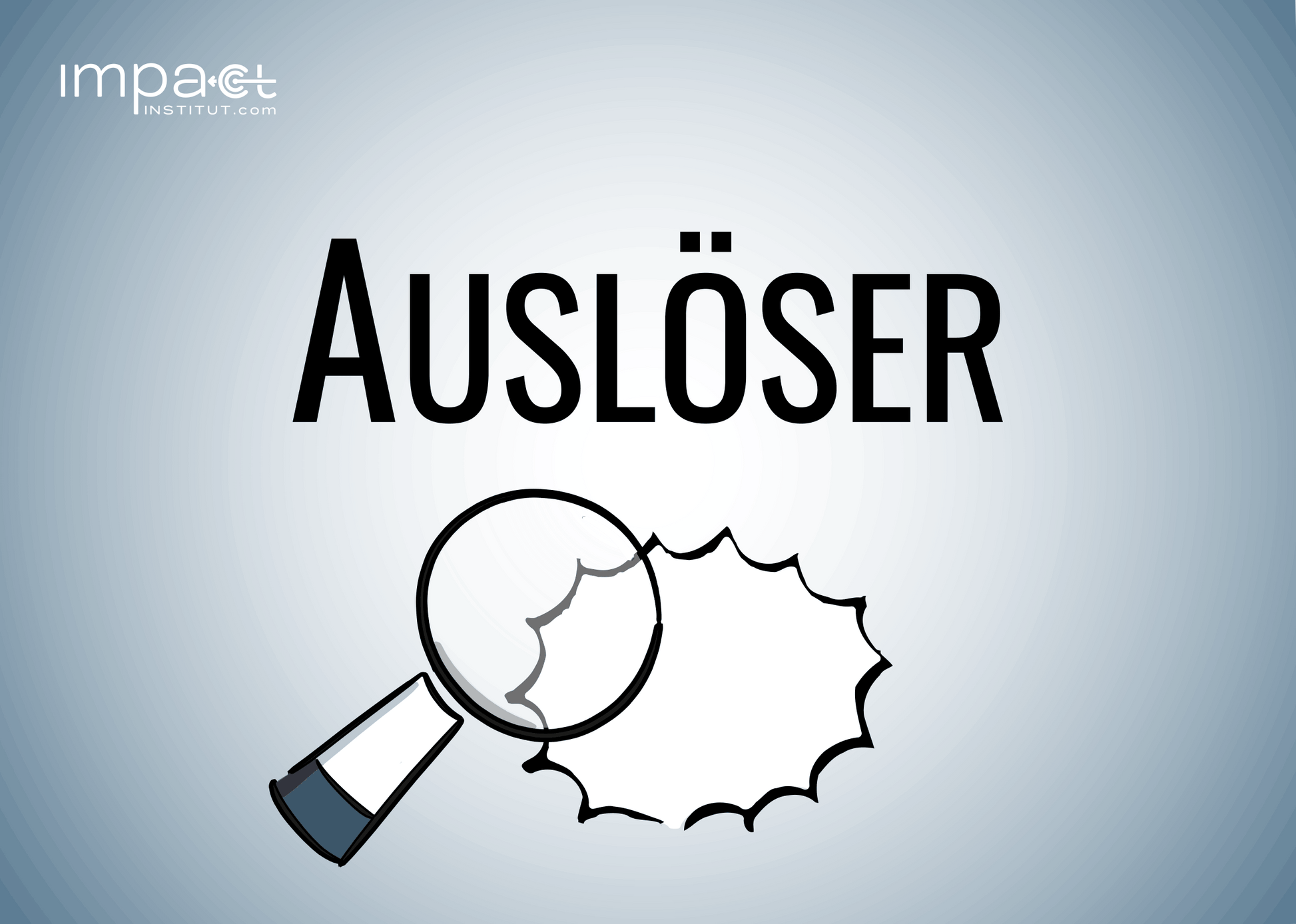 Bodenanker-Karte Auslöser mit Lupen-Symbol – der Startpunkt: Was ist passiert?