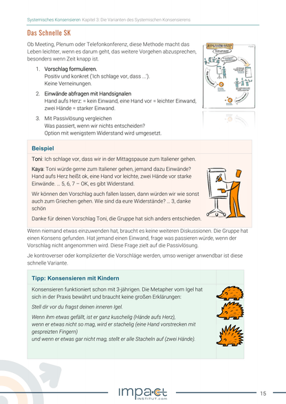 Gebundenes Handout - Systemisches Konsensieren